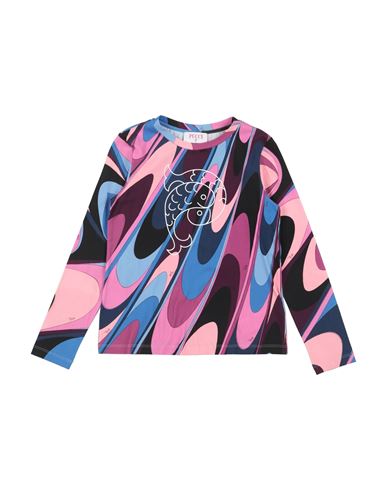 Pucci Toddler Girl T-shirt Pink Size 6 Cotton, Elastane