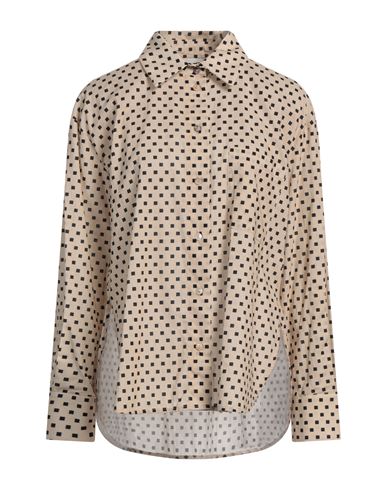 SOUVENIR SOUVENIR WOMAN SHIRT BEIGE SIZE M VISCOSE 