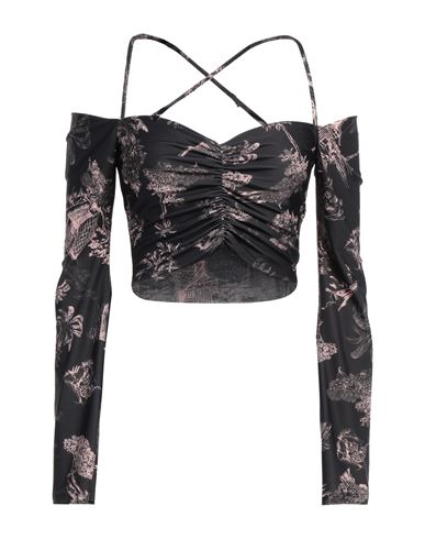 Aniye By Woman Top Black Size 6 Polyester, Elastane In Black