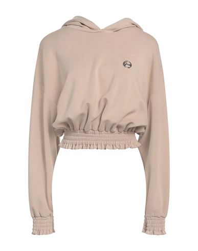 Gaelle Paris Gaëlle Paris Woman Sweatshirt Beige Size 4 Polyester, Viscose, Elastane In Beige