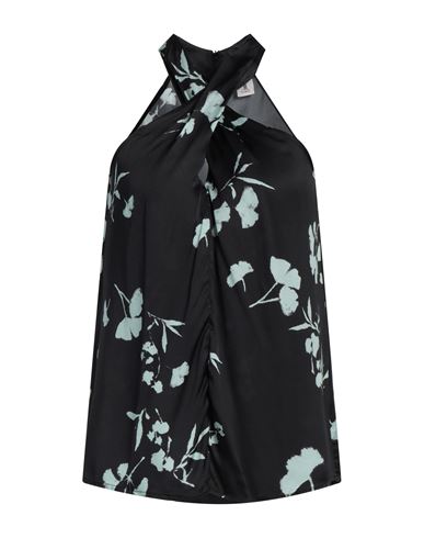 1-one Woman Top Black Size 6 Viscose In Black