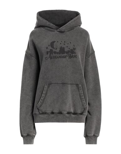 Alexander Wang Woman Sweatshirt Grey Size L Cotton