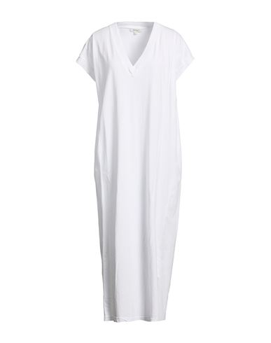 Crossley Woman Midi Dress White Size S Cotton In White