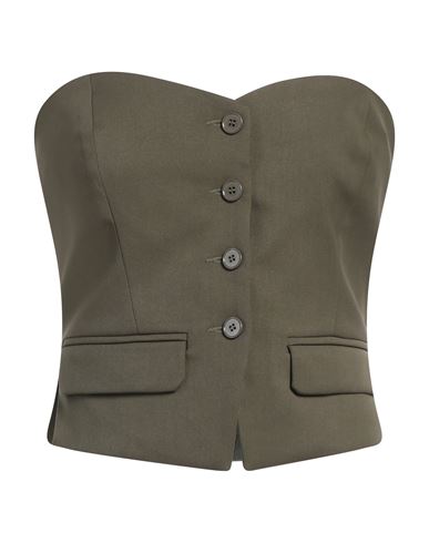 Aniye By Woman Top Military Green Size 10 Polyester, Viscose, Elastane