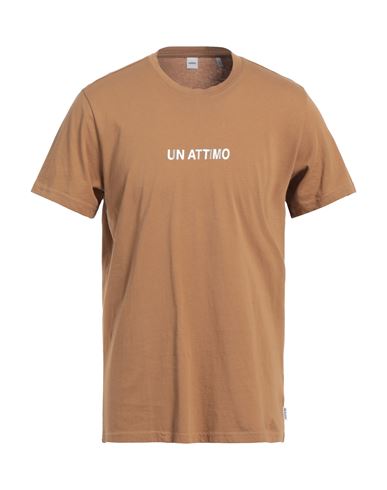 ASPESI ASPESI MAN T-SHIRT CAMEL SIZE L COTTON 