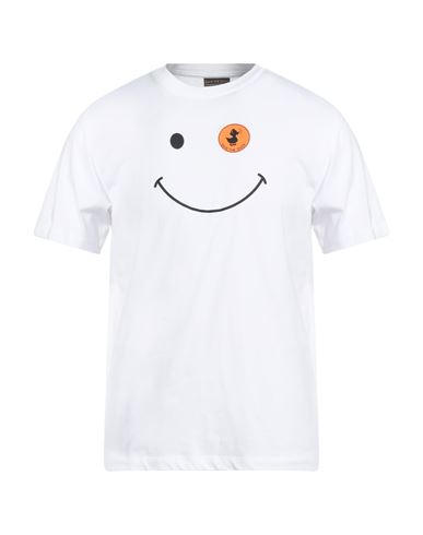 Save The Duck Man T-shirt White Size S Organic Cotton In White