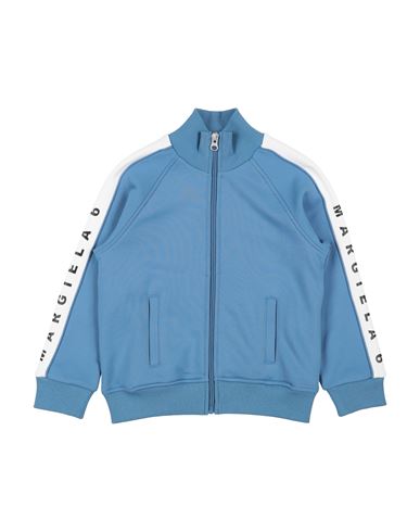 Mm6 Maison Margiela Toddler Girl Sweatshirt Light Blue Size 6 Nylon, Cotton In Blue