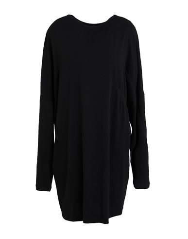 Yohji Yamamoto Woman T-shirt Black Size 2 Cotton, Cupro In Black