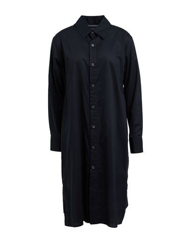 Yohji Yamamoto Woman Shirt Midnight Blue Size 3 Cotton
