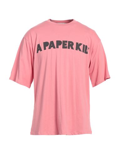 A Paper Kid Man T-shirt Antique Rose Size Xl Cotton In Pink