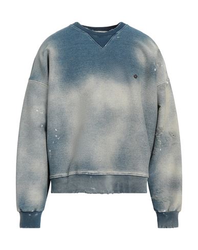 A Paper Kid Man Sweatshirt Blue Size Xl Cotton In Blue