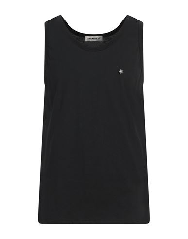 A Paper Kid Man Tank Top Black Size Xl Cotton In Black