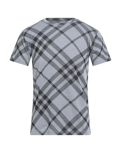 Burberry Prorsum Man T-shirt Grey Size S Cotton, Polyester, Elastane In Gray