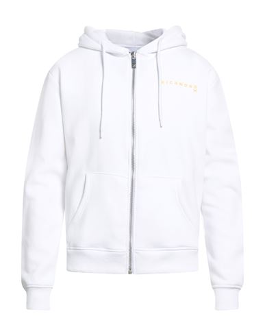 Richmond X Man Sweatshirt White Size L Cotton, Polyester