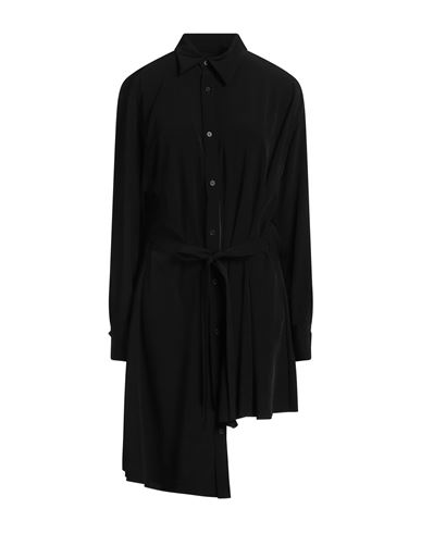 Yohji Yamamoto Woman Midi Dress Black Size 3 Triacetate, Polyester