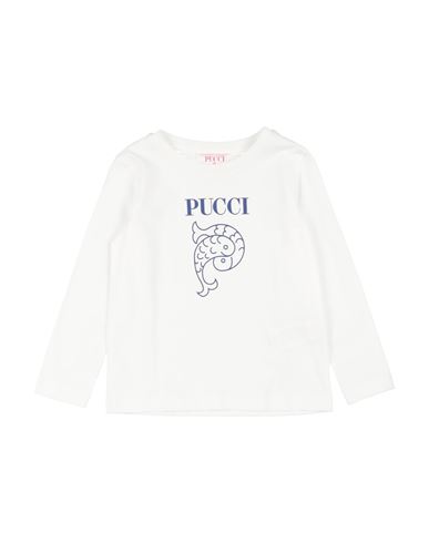 Pucci Toddler Girl T-shirt White Size 6 Cotton In White