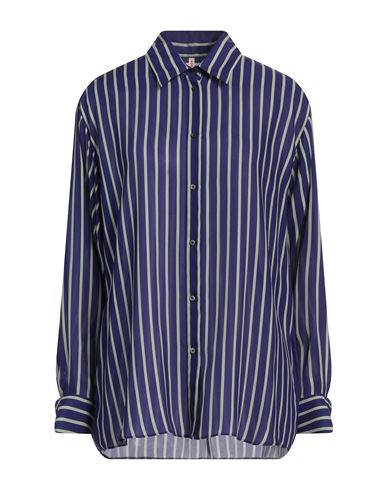 INDRESS INDRESS WOMAN SHIRT PURPLE SIZE 2 ORGANIC SILK 