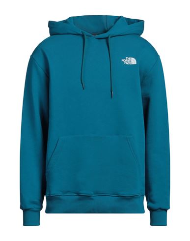 THE NORTH FACE THE NORTH FACE MAN SWEATSHIRT DEEP TEAL SIZE L COTTON 