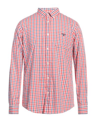 BARBOUR BARBOUR MAN SHIRT CORAL SIZE M COTTON 