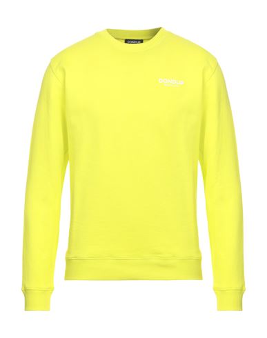 Dondup Man Sweatshirt Yellow Size S Cotton, Elastane In Gold