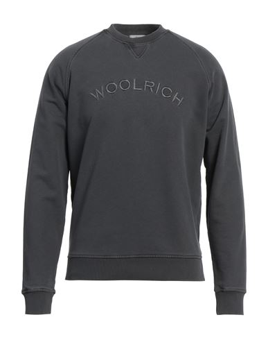 WOOLRICH WOOLRICH MAN SWEATSHIRT CHARCOAL SIZE M COTTON 