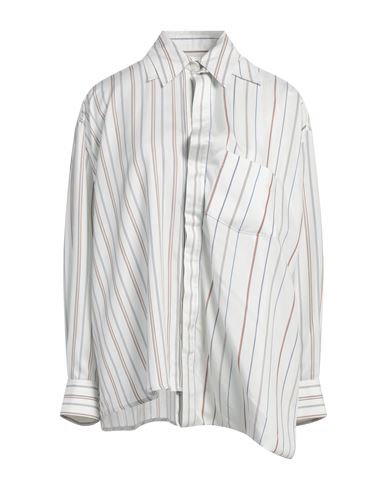 Shop Victoria Beckham Woman Shirt Off White Size 2 Viscose, Silk
