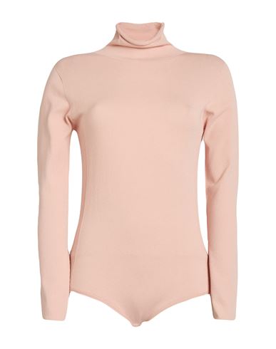 Shop Twinset Woman Bodysuit Blush Size Xl Viscose, Polyester In Pink