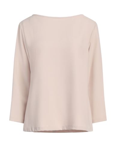 Antonelli Woman Top Beige Size 10 Polyester, Elastane In Grey