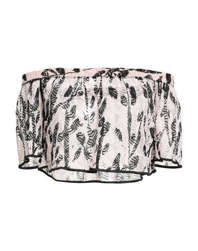 M Missoni Woman Top Light Pink Size L Viscose In Gold
