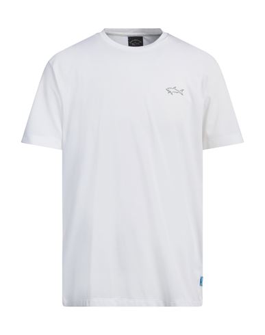 Shop Paul & Shark Man T-shirt White Size Xl Polyester