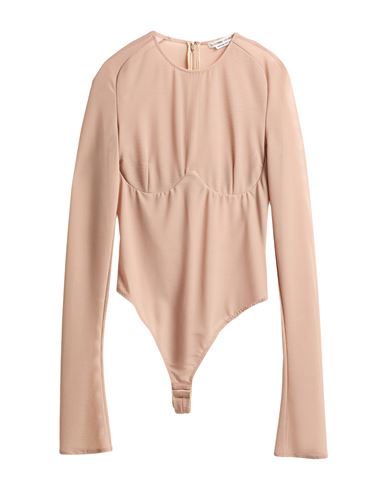 Alessandro Vigilante Woman Bodysuit Beige Size 8 Polyamide, Elastane In Beige