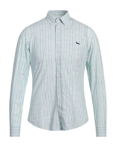 Shop Harmont & Blaine Man Shirt Light Green Size 3xl Cotton