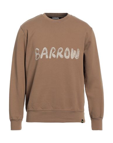BARROW BARROW MAN SWEATSHIRT CAMEL SIZE XS COTTON 