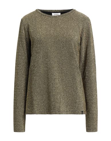 Ottod'ame Woman Sweater Gold Size 12 Viscose, Polyester, Polyamide, Elastane