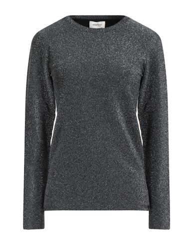Ottod'ame Woman Sweater Slate Blue Size 6 Viscose, Polyester, Polyamide, Elastane In Gray