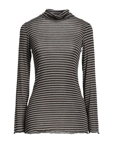 Dixie Woman T-shirt Grey Size S Modal, Viscose, Polyamide, Rubber, Cashmere In Gray