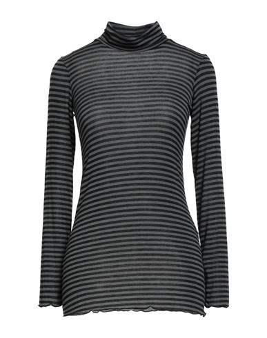 Dixie Woman T-shirt Black Size S Modal, Viscose, Polyamide, Rubber, Cashmere In Multi