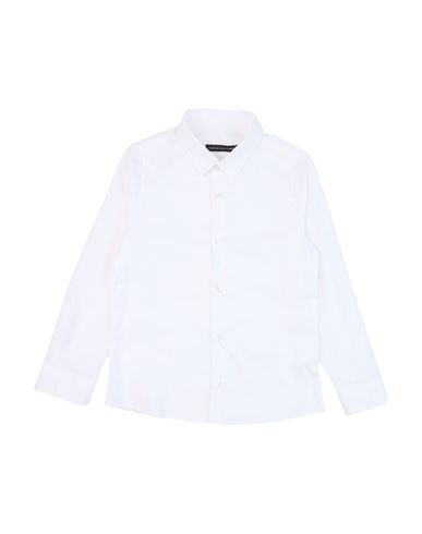 Daniele Alessandrini Toddler Boy Shirt White Size 4 Cotton, Elastane In White