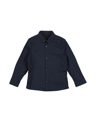 Daniele Alessandrini Toddler Boy Shirt Navy Size 3 Cotton, Elastane In Blue