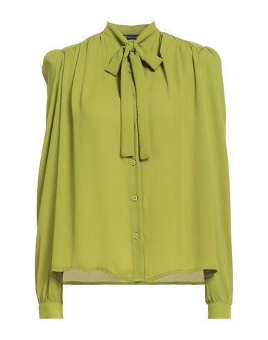 Cristinaeffe Woman Shirt Green Size S Polyester In Green