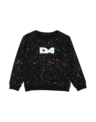 DANIELE ALESSANDRINI DANIELE ALESSANDRINI TODDLER BOY SWEATSHIRT BLACK SIZE 5 COTTON 