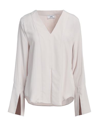 JIJIL JIJIL WOMAN TOP LIGHT GREY SIZE 4 ACETATE, SILK 