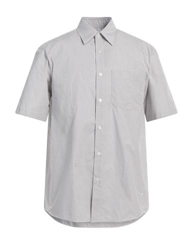 DUNHILL DUNHILL MAN SHIRT GREY SIZE M COTTON 