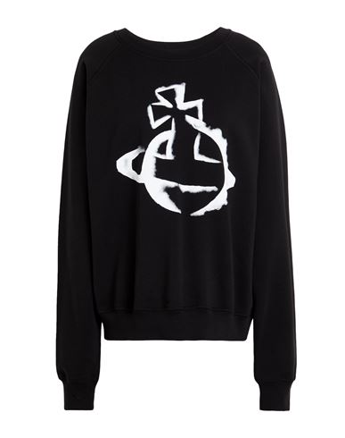 Shop Vivienne Westwood Woman Sweatshirt Black Size S Cotton