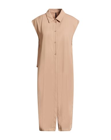 Manila Grace Woman Shirt Sand Size 10 Polyester In Neutral