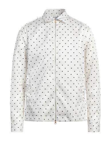 Dunhill Man Jacket White Size L Polyamide
