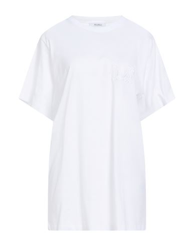 MAX MARA MAX MARA WOMAN T-SHIRT WHITE SIZE L COTTON 