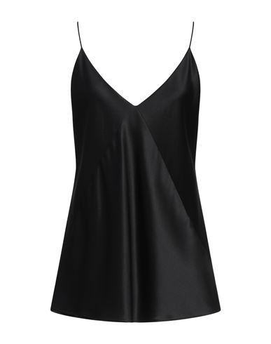 Shop Max Mara Woman Top Black Size 12 Silk