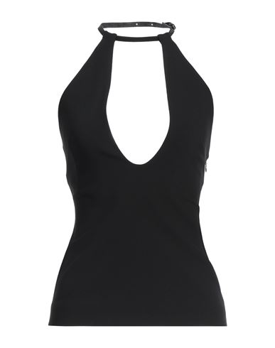 Shop Attico The  Woman Top Black Size 2 Polyester, Elastane