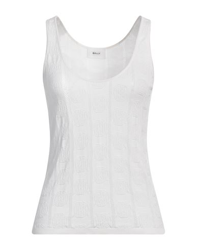 Bally Woman Top Cream Size 10 Silk, Cotton